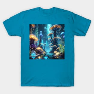 Amoebas landscape T-Shirt